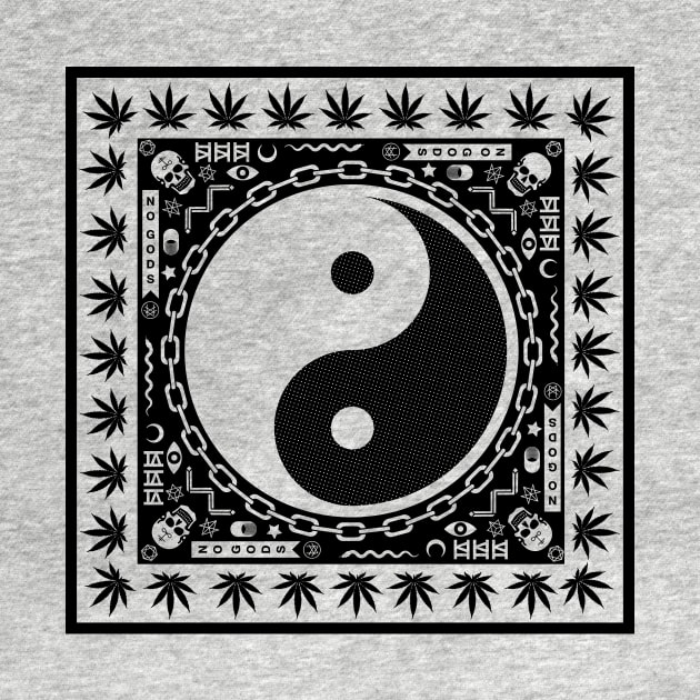 Yinyang Triple Six on White by SWAMPMEAT